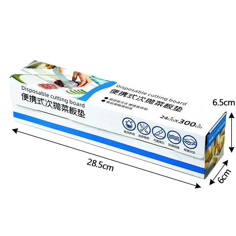 Disposable Cutting Board | Plastic | Non Slip | 1 Pack