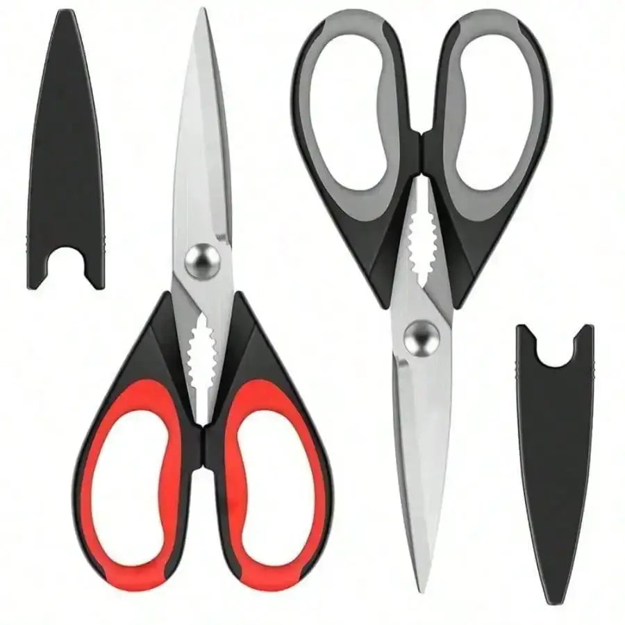 1 Unit Heavy-Duty Kitchen Scissors, Slicing Turkey Bones Grilling All-Purpose Culinary Shears, Stainless Steel Meat Scissors from PriceLows™