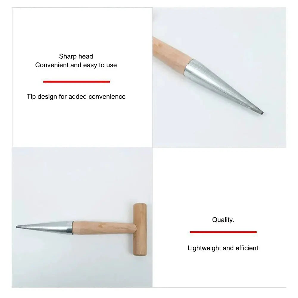 Hand Dibber Stainless Steel Seed Planter Tool With Wood Handle Seed Dibber for Transplanting Plants Planting Bulb Digging from PriceLows™