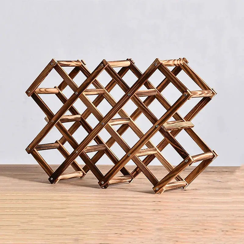 1PC can be stacked free-standing wine rack, very suitable for home bar display, multifunctional 3/5/10 bottle rack from PriceLows™