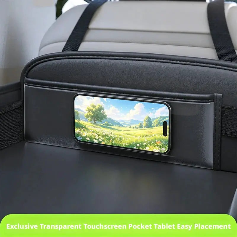 SEAMETAL Kids Travel Seat Tray For Car Children's Toy Storage Dining Table Large Tabletop With Multiple Storage Pocket Organizer from PriceLows™