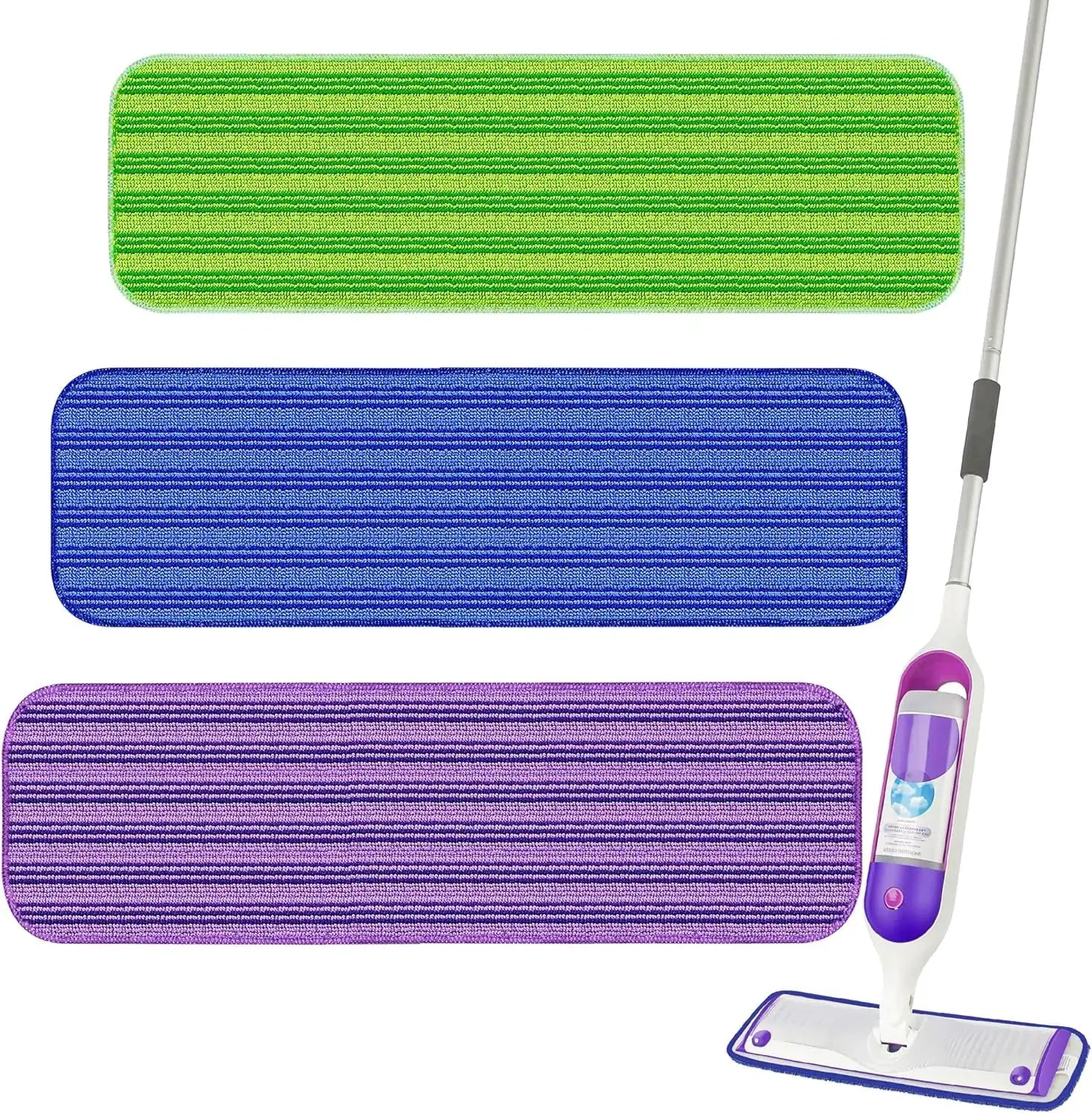 Reusable Mop Pads for Swiffer PowerMop Microfiber Power Refill Washable Power Mop Pads Refill Cloths for Multi-Surface from PriceLows™