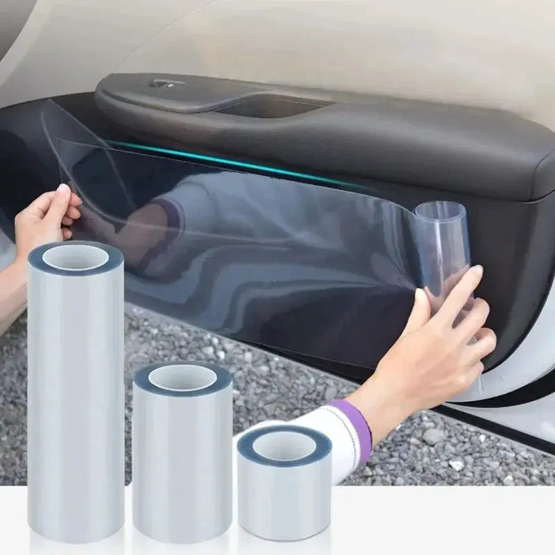 Car Bumper Paint Sticker Scratch Resistant Car Film Waterproof Car Protective Film Clear Paint Protection Film 10/15/20cm 1/2pcs from PriceLows™