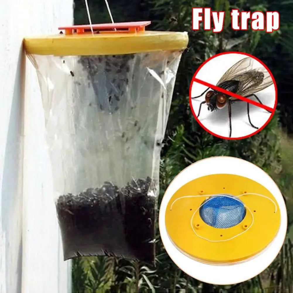 1-10PCS set Fly Trap Hanging Fly Catcher Non-toxic Fly Lure Bag Pest Trap With Bait Insect Bug Killer Garden Hanging Flycatcher from PriceLows™