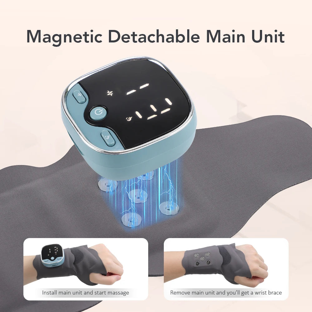 Cordless Wrist Massager | 3 Heat Levels | 5 Modes | Unisex