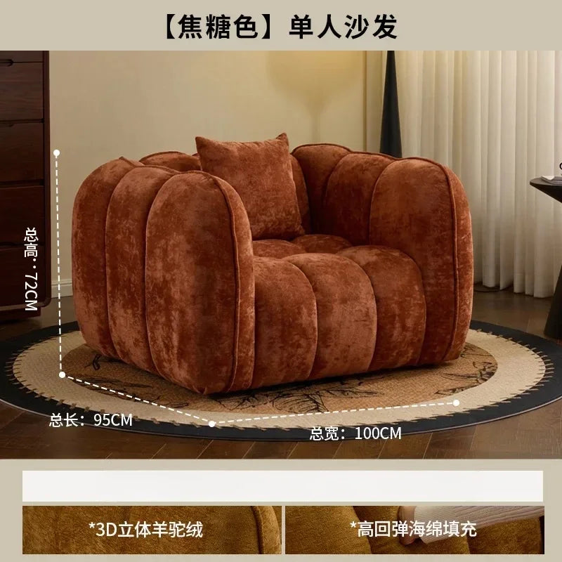 Sofa | Velvet Fabric | L Shaped Sectional | Single Double Triple