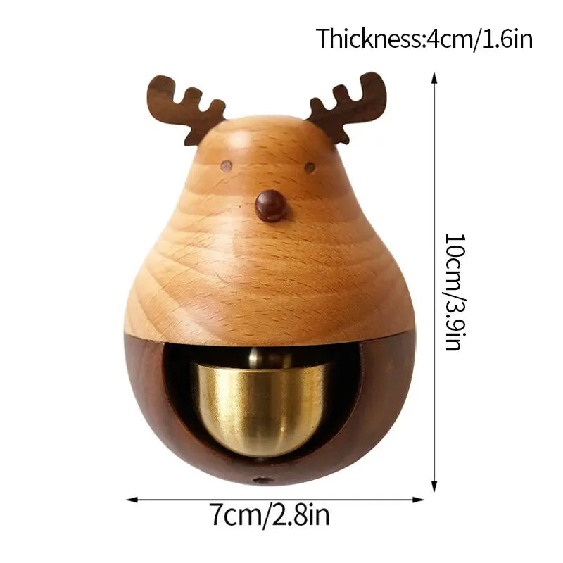 Wooden Door Bell Japanese Wind Chime Door Chime Room Decor Home Front Doorbell Landscape Bell Shopkeeper Remind Bell 풍경 from PriceLows™