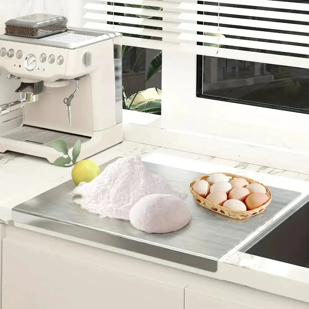 Stainless Steel Cutting Board | Heavy Duty | Non Slip | Easy Clean