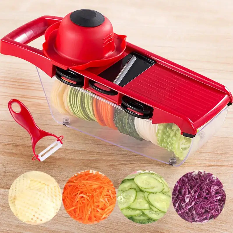 Portable Vegetable Slicer | Stainless Steel Blades | Multi Purpose