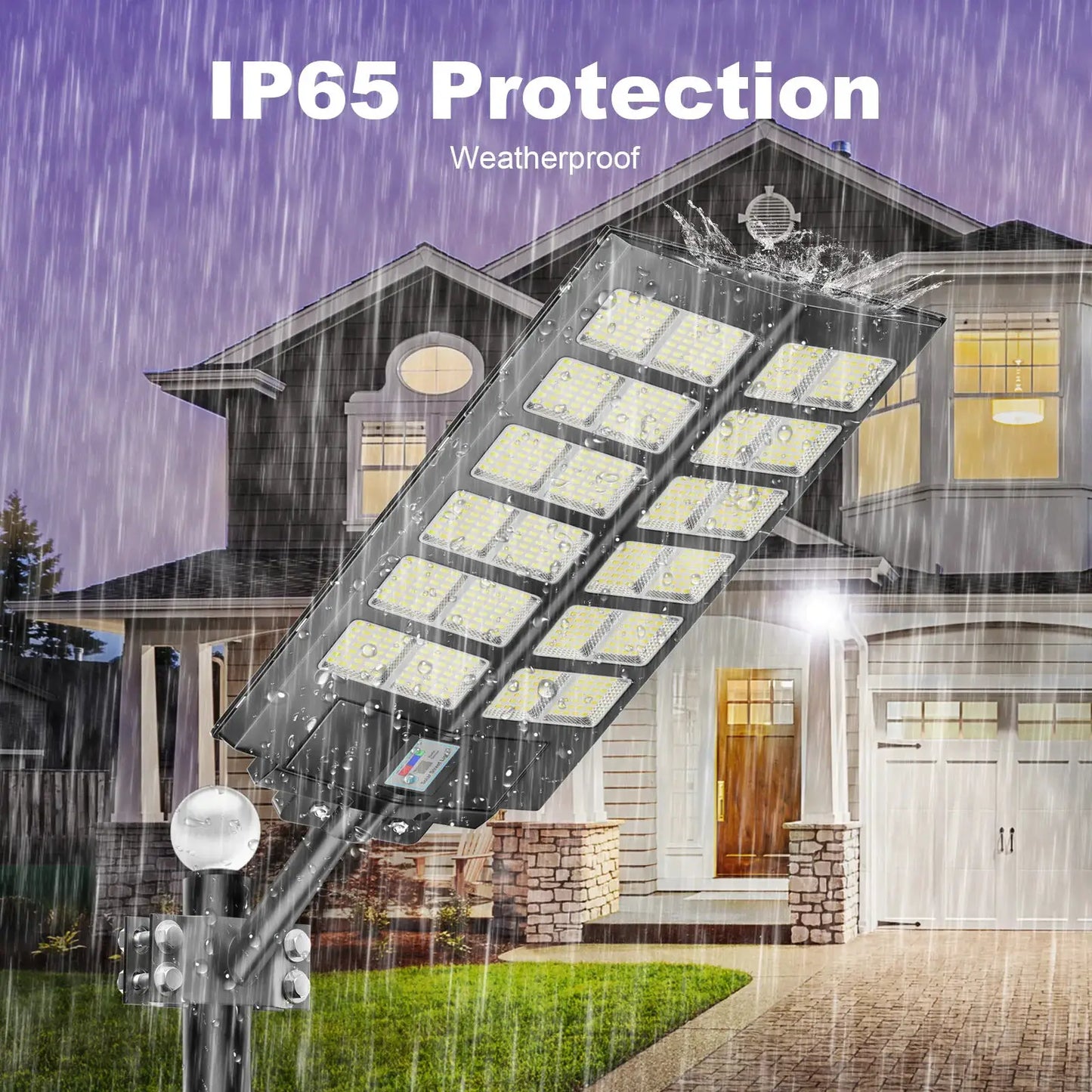 2-Pack 5000W Solar Street Lights Outdoor,Solar Flood Light Motion Sensor and Remote Control,Garden Decoration Gardening Lights from PriceLows™