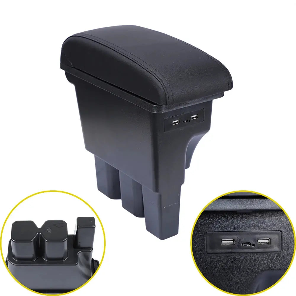 Car Center Armrest Box Assembly Storage Box with USB Ports for Suzuki Jimny 2019-2023 JB74 Retrofit Parts Interior Accessory from PriceLows™