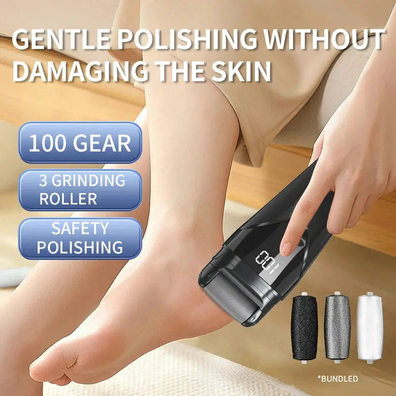 Electric Foot Grinder Electric Foot Rasp Electric Pedicure Foot Sander Waterproof Speeds To Eliminate Feet Dead Skin Foot File from PriceLows™