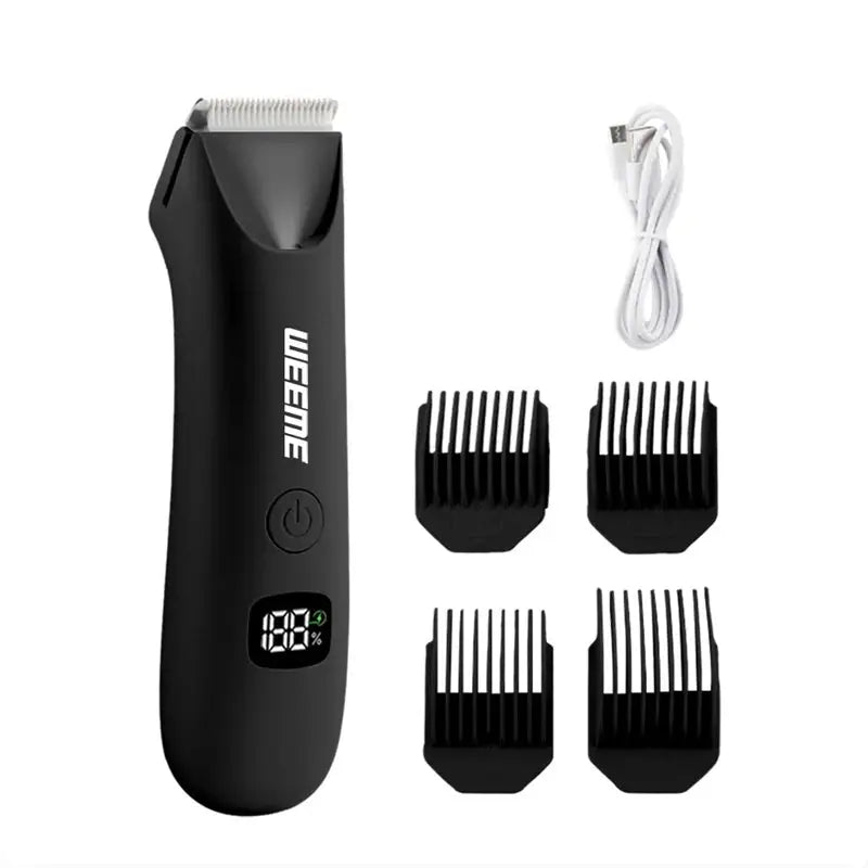 Electric Epilator | Rechargeable USB | LCD Display | Unisex