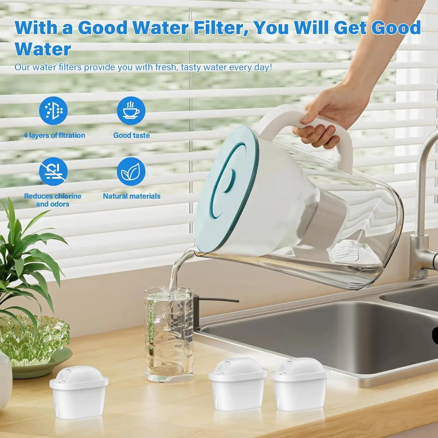 BRITA® Maxtra Pro® All-in-1 Water Filter Cartridge, Replacement for Brita® Maxtra+® Cartridges Reduce Limescale and Impurities from PriceLows™