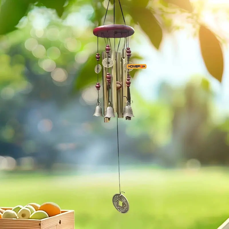 Large Wind Chime Tubes Bells Metal Church Bell Outdoor Garden Home Garden Decor Hanging Wind Chime Symbol Of Good Luck from PriceLows™