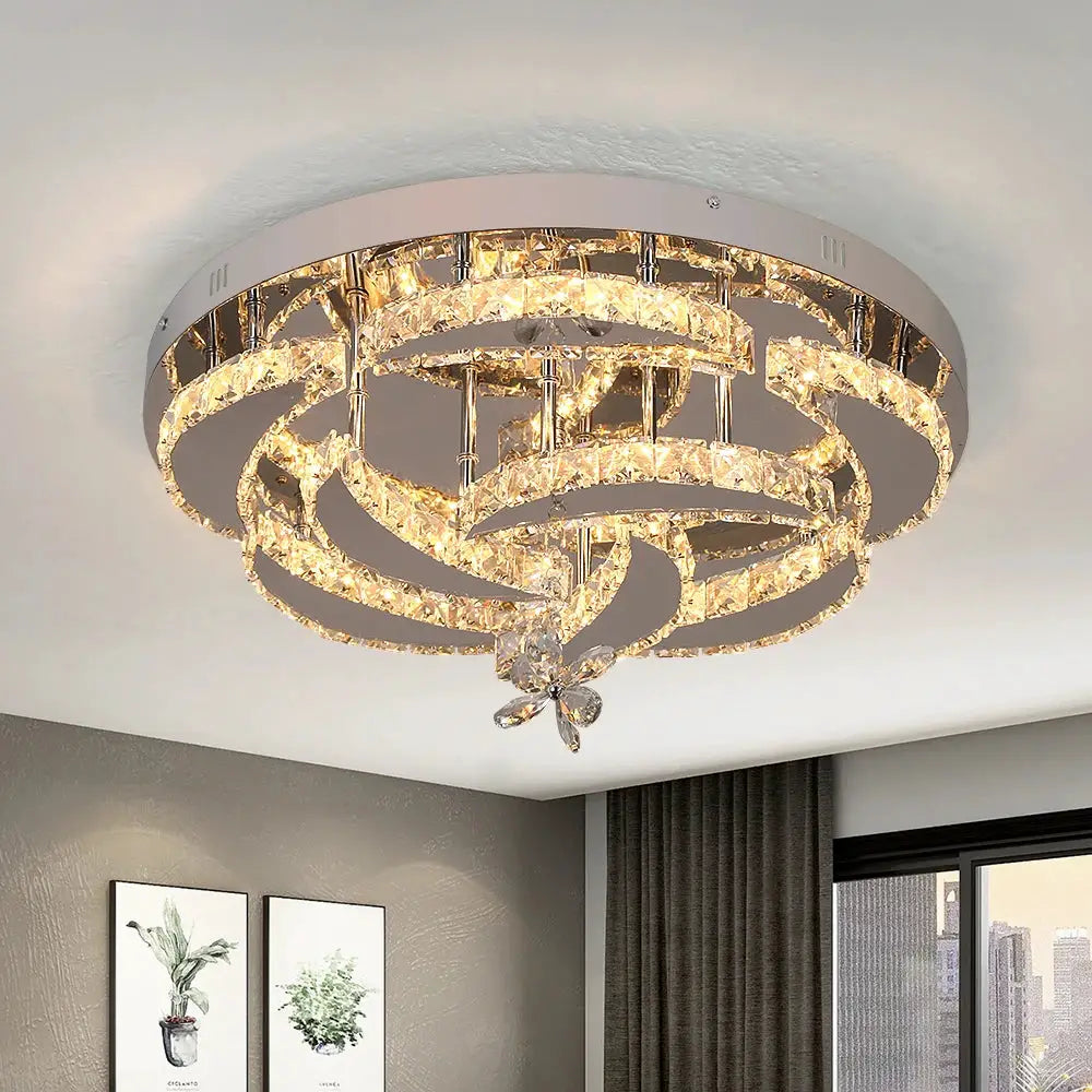 VETRULUS Luxury K9 Crystal Chandelier Modern Ceiling Lamp Led Living Dining Room Decor Pendant Light Dimmable Lustre Home from PriceLows™