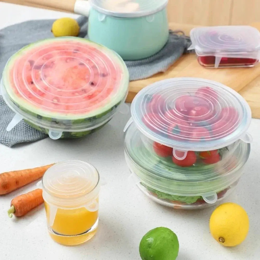 Silicone Stretch Lids | Food Grade | Reusable | Assorted Bowl Sizes