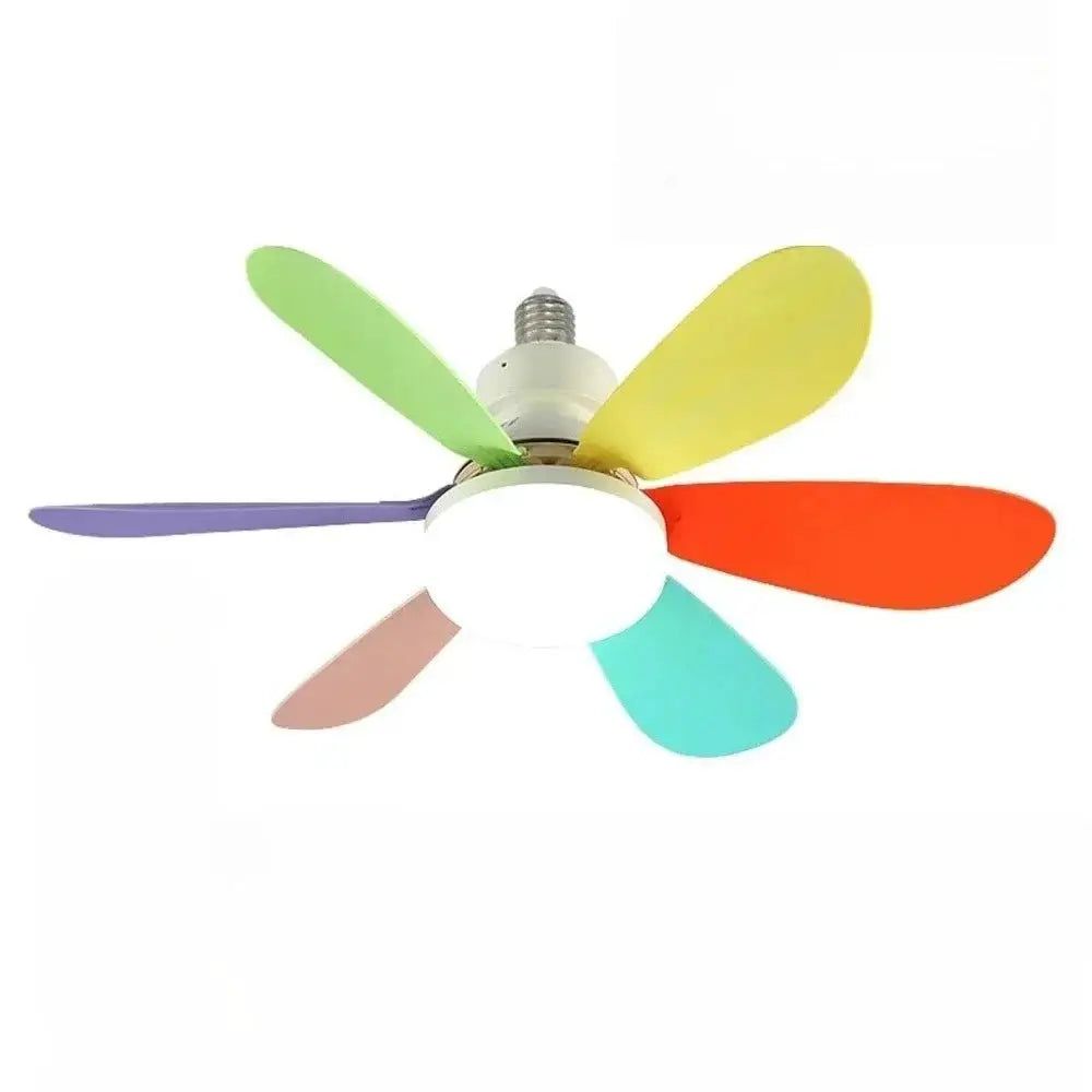 Ceiling Fan With Light | Remote Control Included | E27 Socket | Small Room