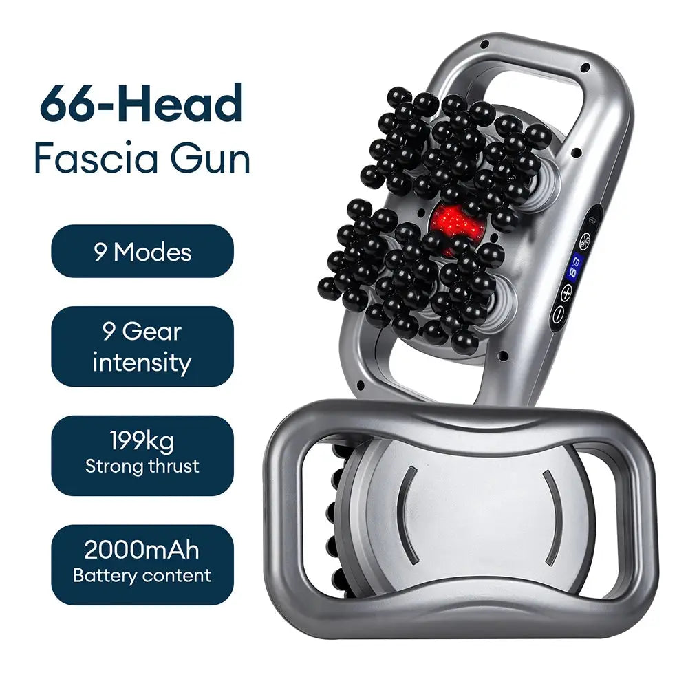 Massage Gun | 66 Massage Heads | High Frequency Vibration