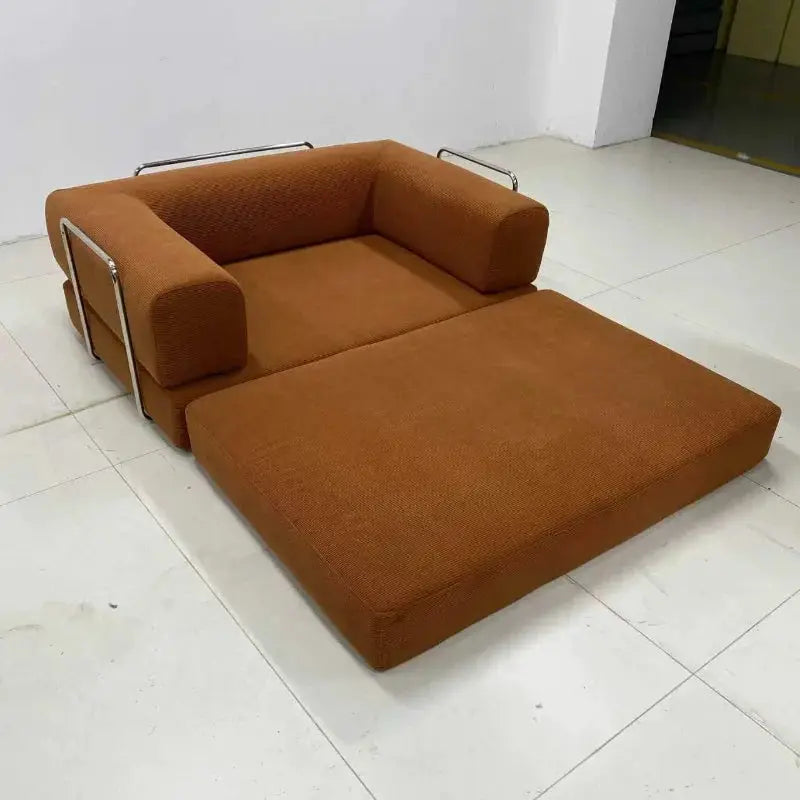 Sofa Bed | Corduroy Fabric | Foldable | L Shaped, Customizable from PriceLows™