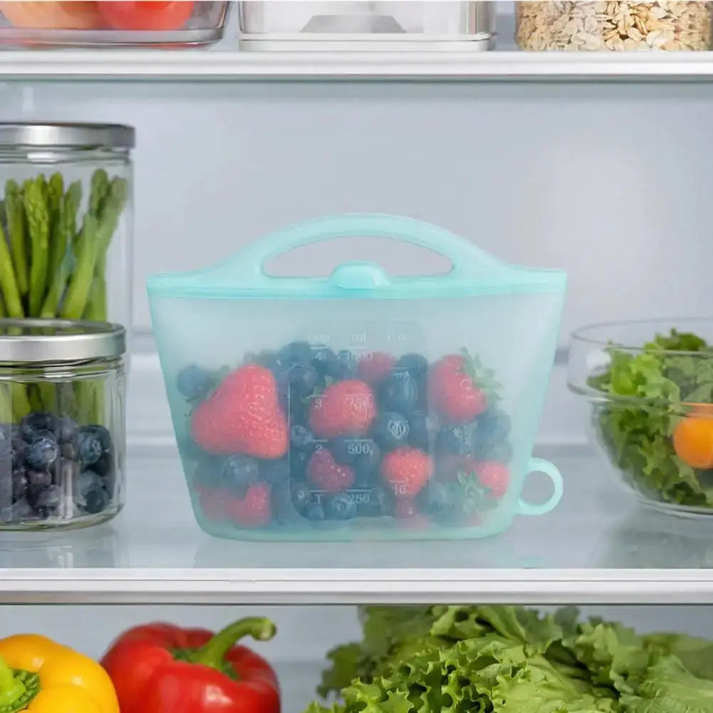 Reusable Silicone Storage Bags | Leakproof | Temperature Resistant | Sizes