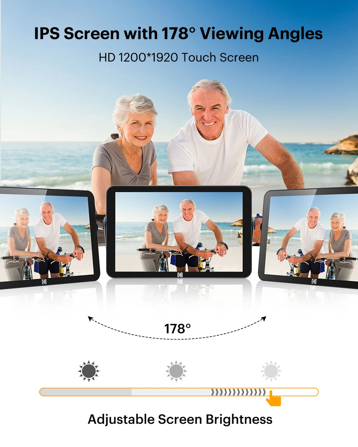 Digital Photo Frame | 10.1 Inch | 32GB Internal Memory | Kodak WiFi Frame