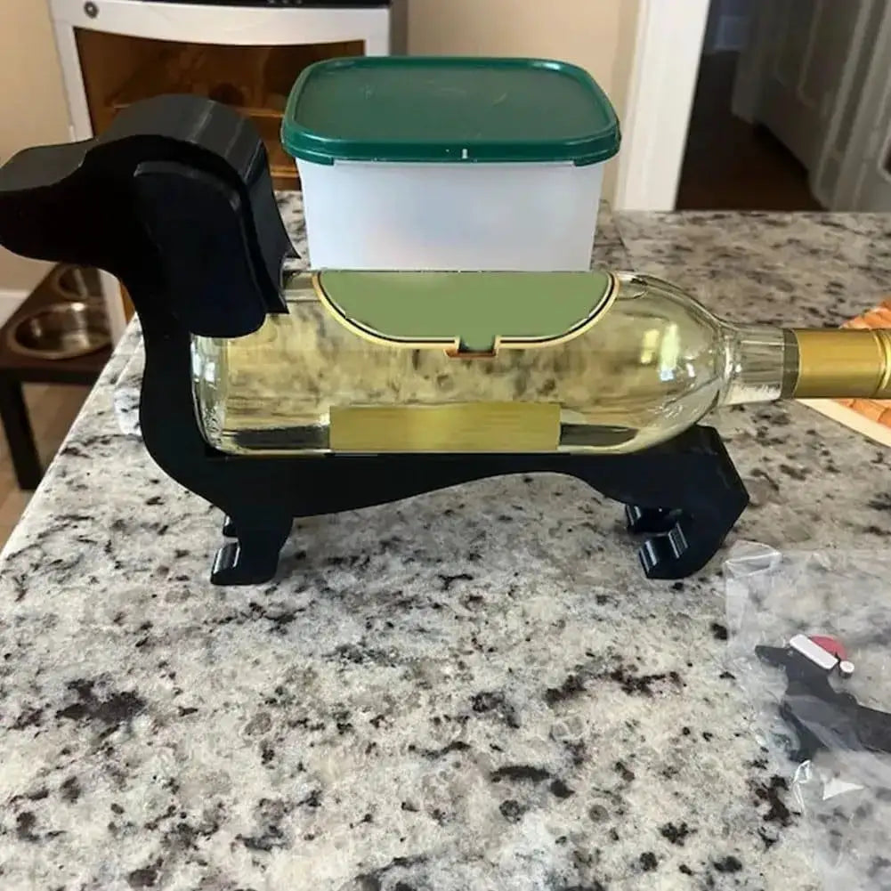 Adorable Dachshund Wine Bottle Holder - Perfect Decorative Piece for Wine Lovers from PriceLows™