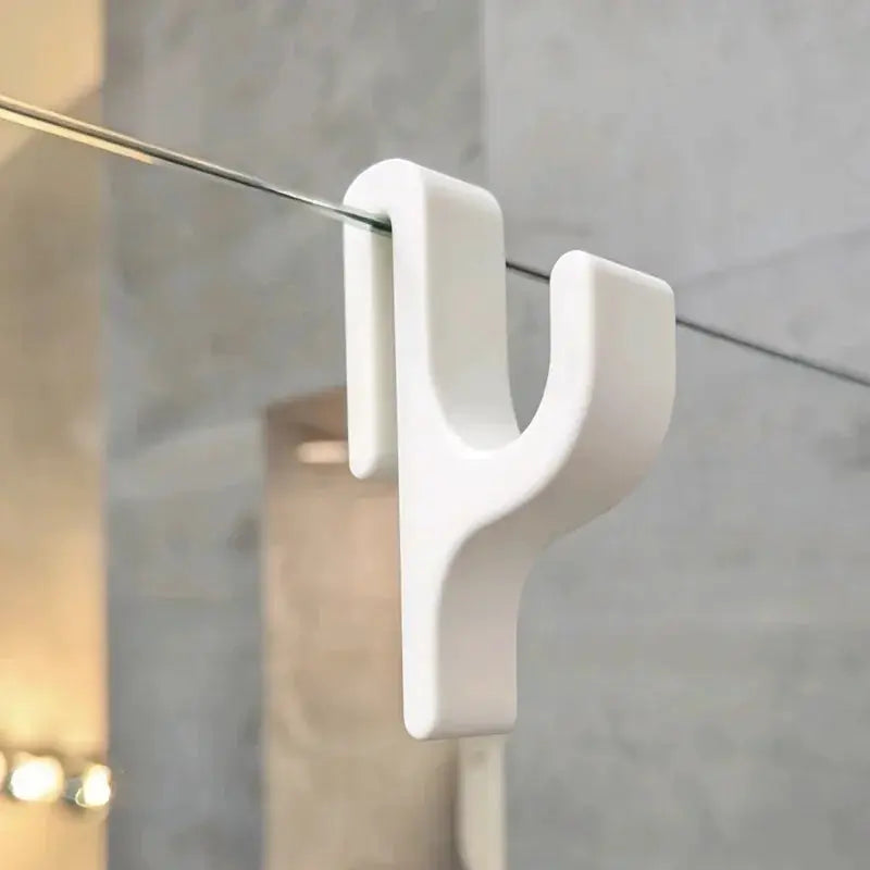 3D Shower Door Towel Hook for 8mm Glass Doors Bathroom Hanger for Clothes Towel Bathrobes Laundry Dormitory Apartment from PriceLows™