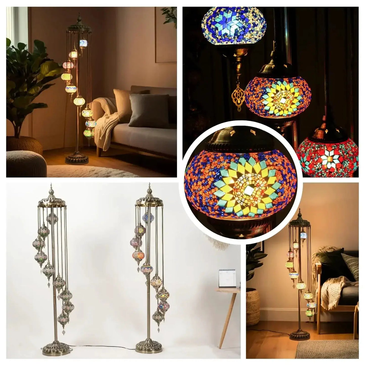 Turkish Moroccan Floor Lamp, Handcrafted Moroccan Style, Turkish Floor Light for Home Decor from PriceLows™