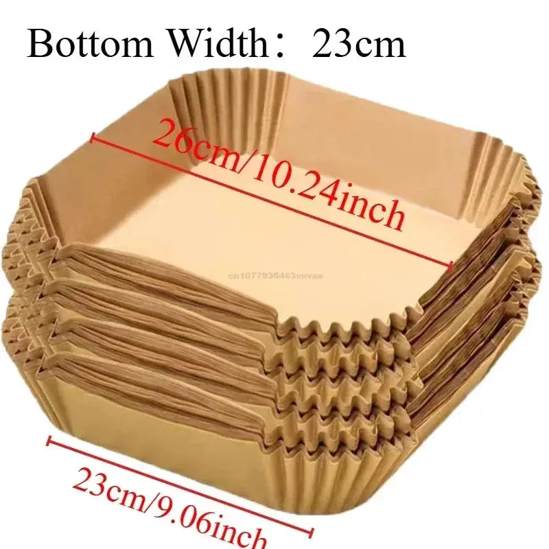 Air Fryer Paper Oven Paper Disposable Send Brush Non-Stick Airfryer Baking Papers Liners Parchment Paper for Baking Microwave from PriceLows™