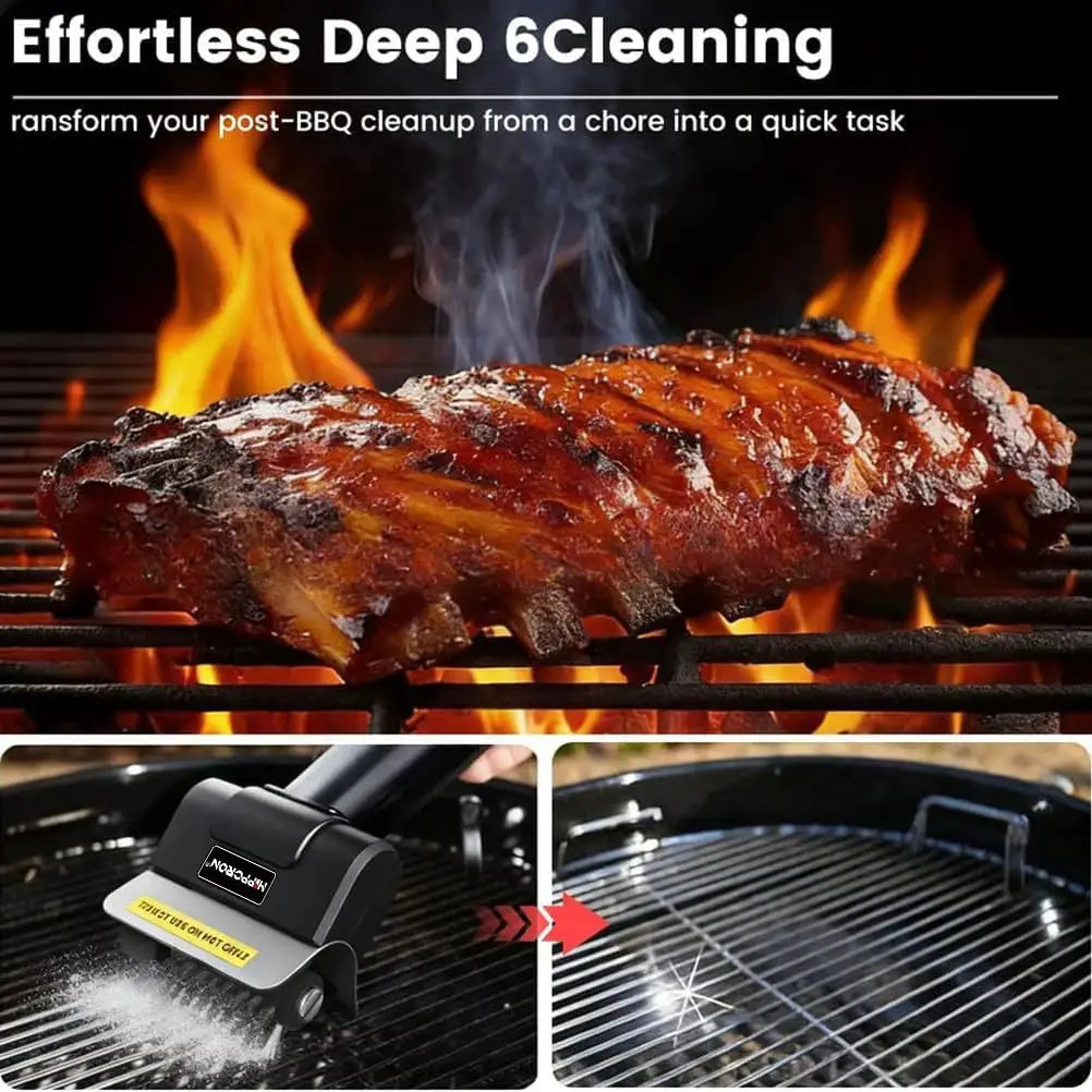 Electric Grill Cleaning Brush | 1100RPM | 2000mAh Battery | Type-C Charging