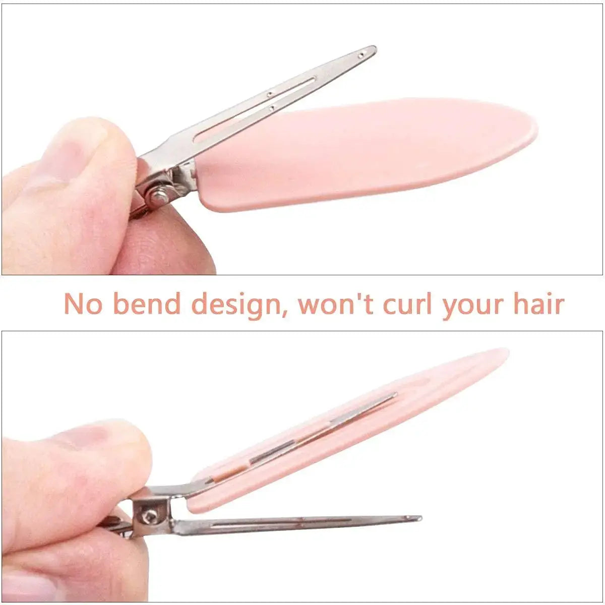 8Pcs Simple Y2k Hair Clips | Plastic Non-Slip Set | Daily Wear Style
