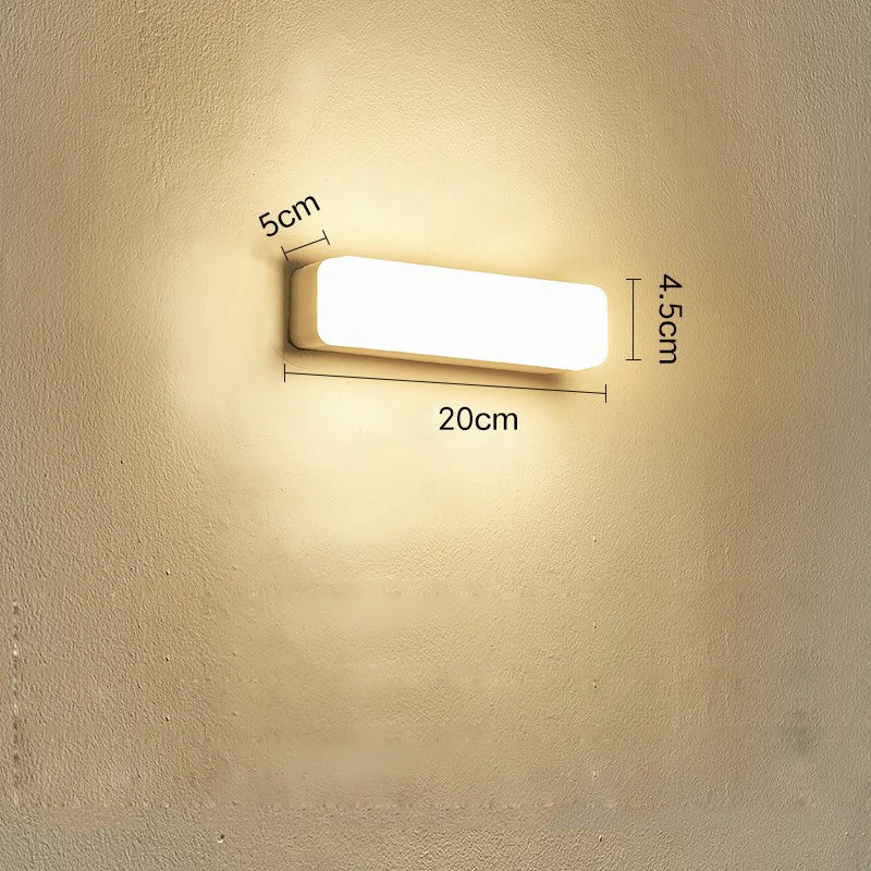 LED Wall Lamp | Size 40 To 20 Cm | Power 18W And 13W | Finish White