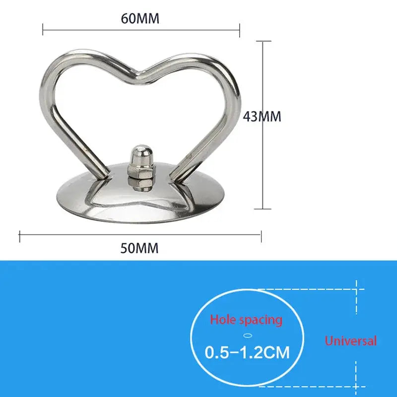 Lid Handle Knob Cover | Stainless Steel Plastic | Universal Fit | One Size