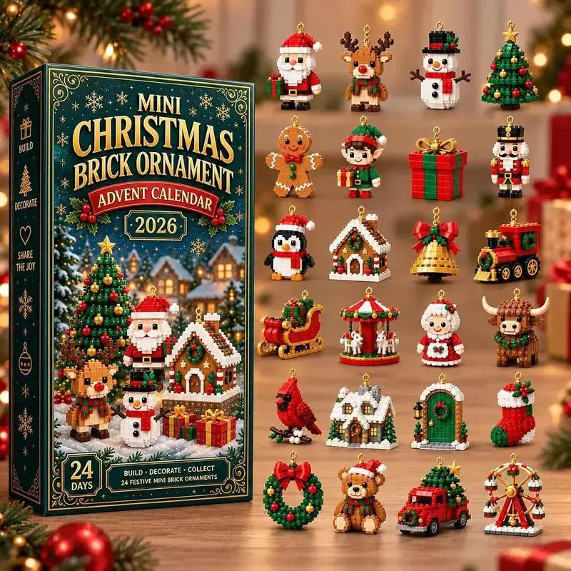 Christmas Advent Calendar Mini Building Blocks | 24 Day Countdown | DIY Assembly