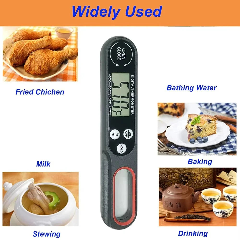 Digital Meat Thermometer | Long Probe | High Accuracy | Oven And BBQ