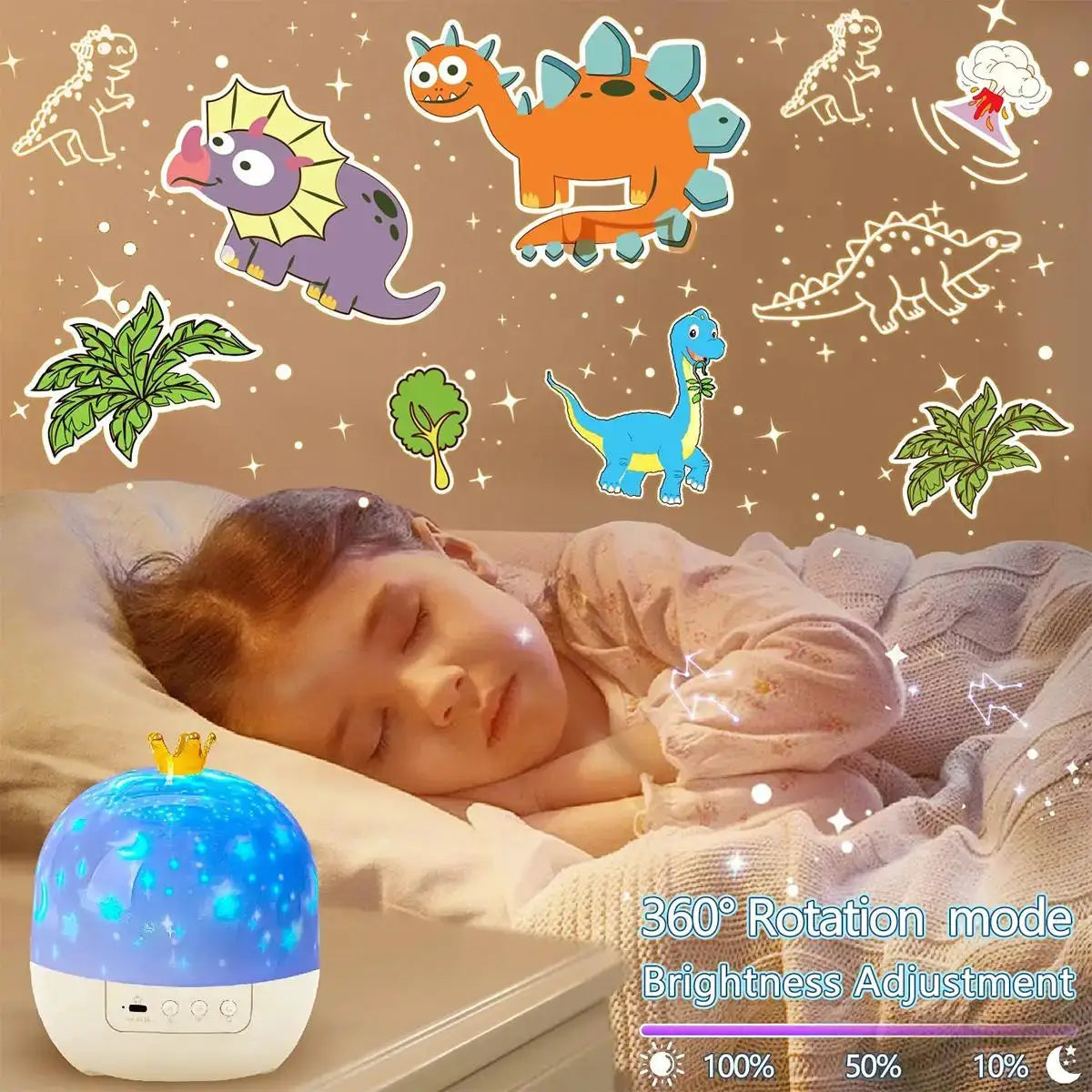 Galaxy Projector | 21 In 1 Lamp | Dimmable Multicolor LED Plug In | Bedroom