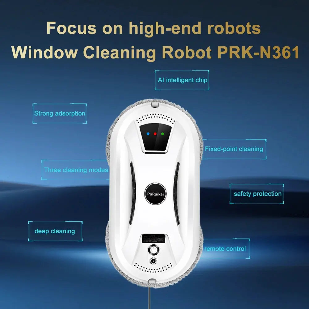 Window Cleaning Robot | Ultra Thin | Remote Control | 100-240V