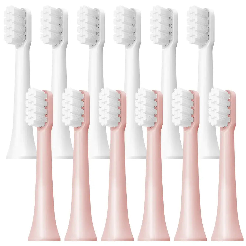 6/12Pcs Replacement Brush Heads For MIJIA T100 Mes603 Electric Toothbrush Vacuum DuPont Soft Bristle Suitable Nozzles from PriceLows™