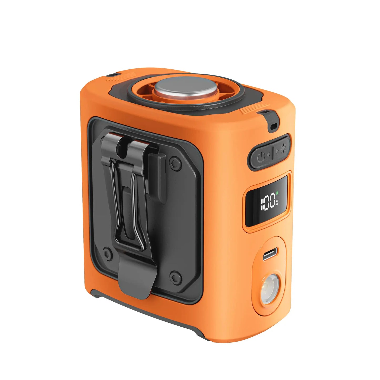 Waist Clip-On Fan | 8000mAh Battery | Ice Plate | Camping Belt Fan