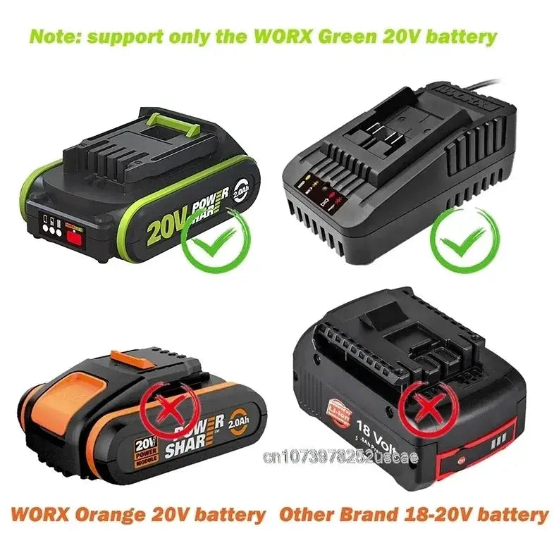 WORX WU010 WU027 WU028 WU206 20V Lithium Battery Multi-function Flashlight Outdoor Portable LED Light [Non Battery and Charger] from PriceLows™