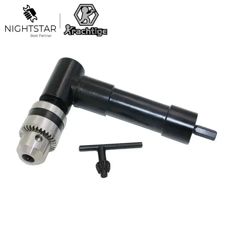 Key Cordless Drill Attachment Angle Adaptor MAX/ 25N*m + Electric 90 Degree Angle 8mm Hex Shank Chuck Self Drill Adapter 1-10mm from PriceLows™