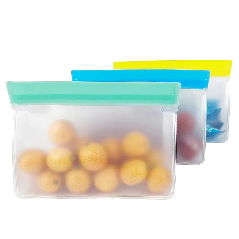 Reusable Food Storage Bag | 80ml Capacity, Leakproof | PEVA Material | One Size
