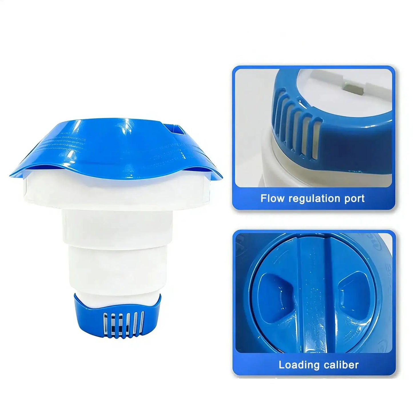 Chlorine Floater 5 Inch Floating Pool Tablet Dispenser for Hot Tub Spa Fountain Swimming Pool Water Cleaner Tablet Holder from PriceLows™