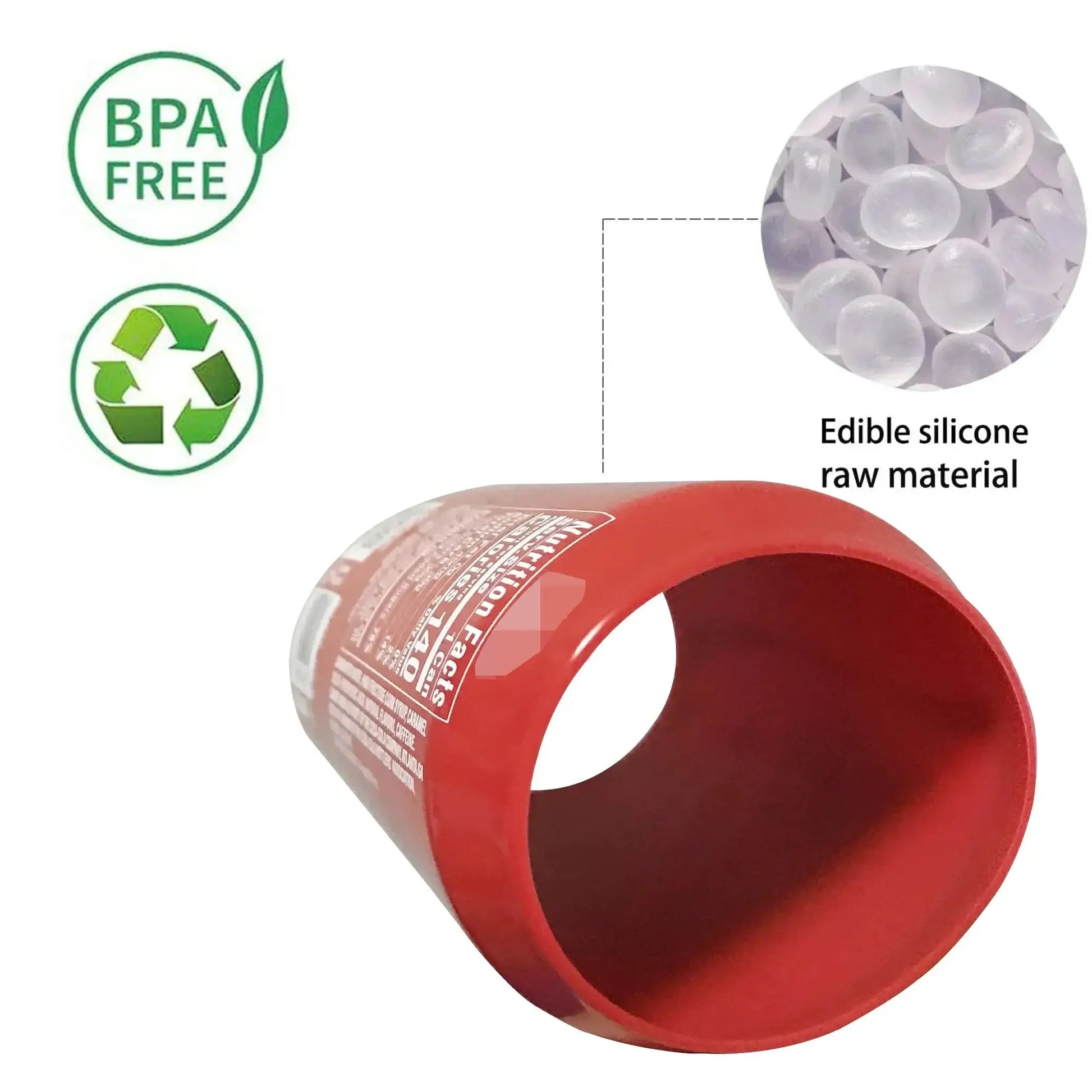 Silicone Beer Can Cover protector Hide Your Beverage Can Beer Can Sleeve hide a beer for golf basketball park beach 330 to 500ml from PriceLows™