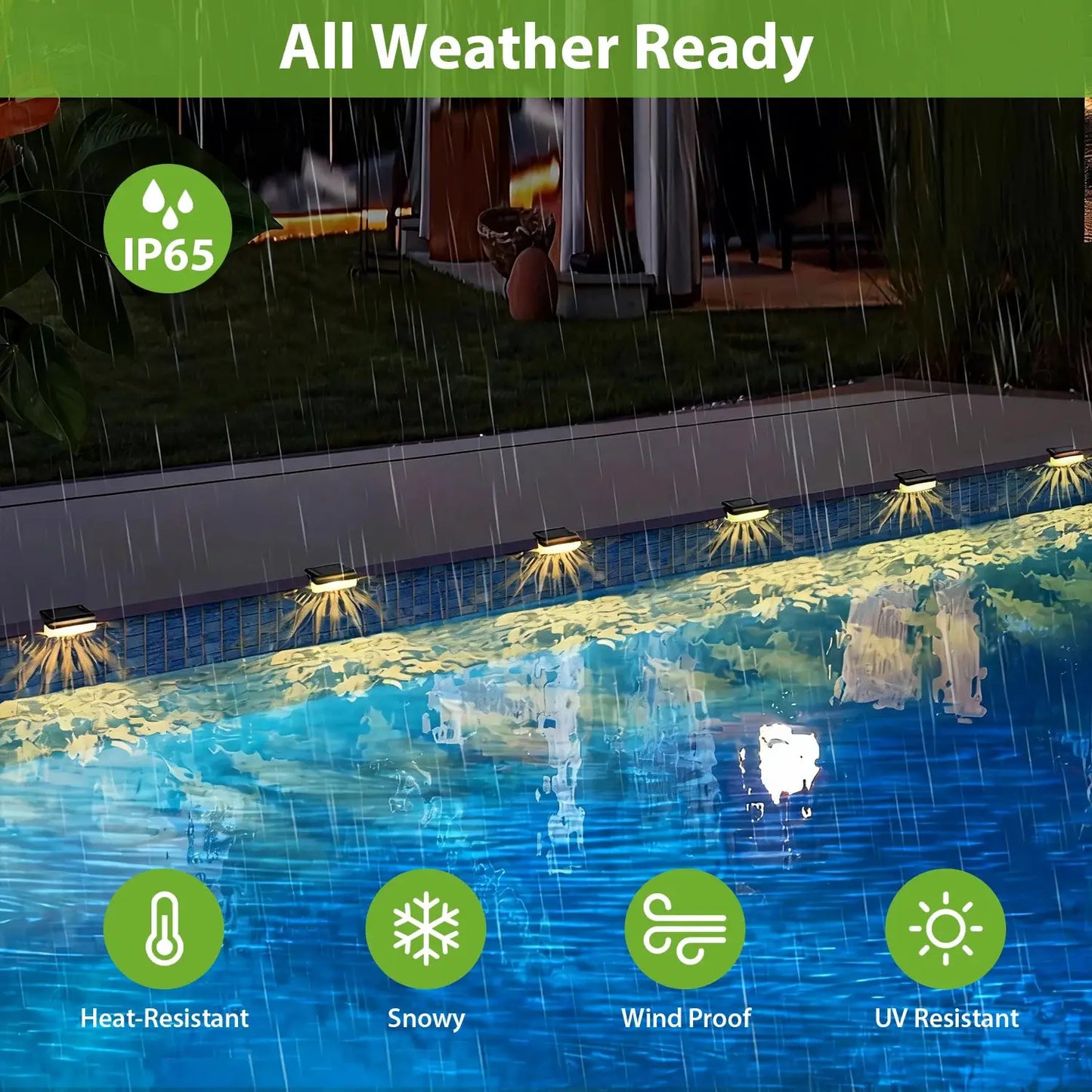 6/10 pcs Solar Step Lights Acrylic Whistle Shaped IP44, Auto LED Stair Fence Lights for Garden Deck Pathway, 12H Lighting from PriceLows™