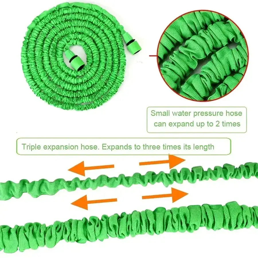 25ft-200ft Expandable Magic Hose High-Pressure Car Wash 7 Water Spraying Functions Gun Daily Watering Tools For Home Gardens from PriceLows™