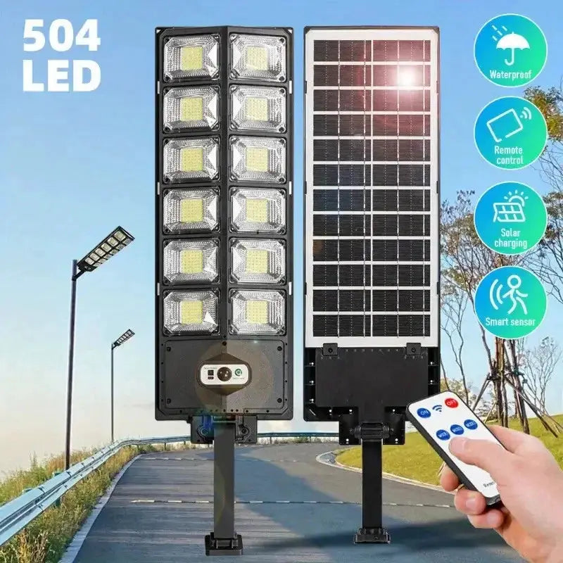 100000LM Ultra Powerful Solar Lamp With Remote Control Outdoor Solar Induction Street Yard Light IP65 Waterproof Garden Lights from PriceLows™
