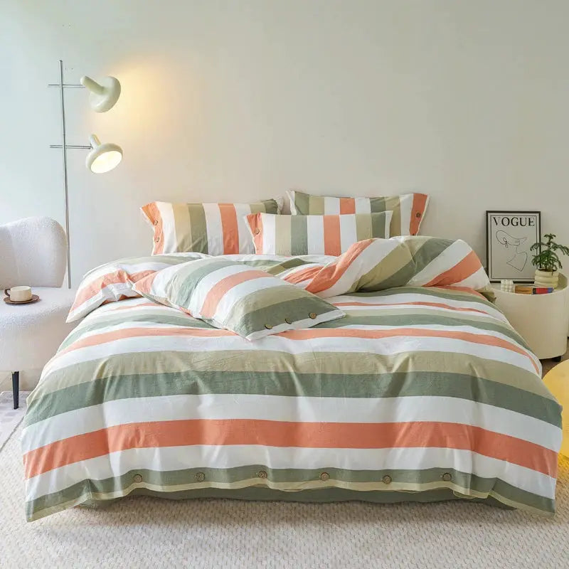 Duvet Cover Set | 500 Thread Count | 100 Percent Cotton | 220X240