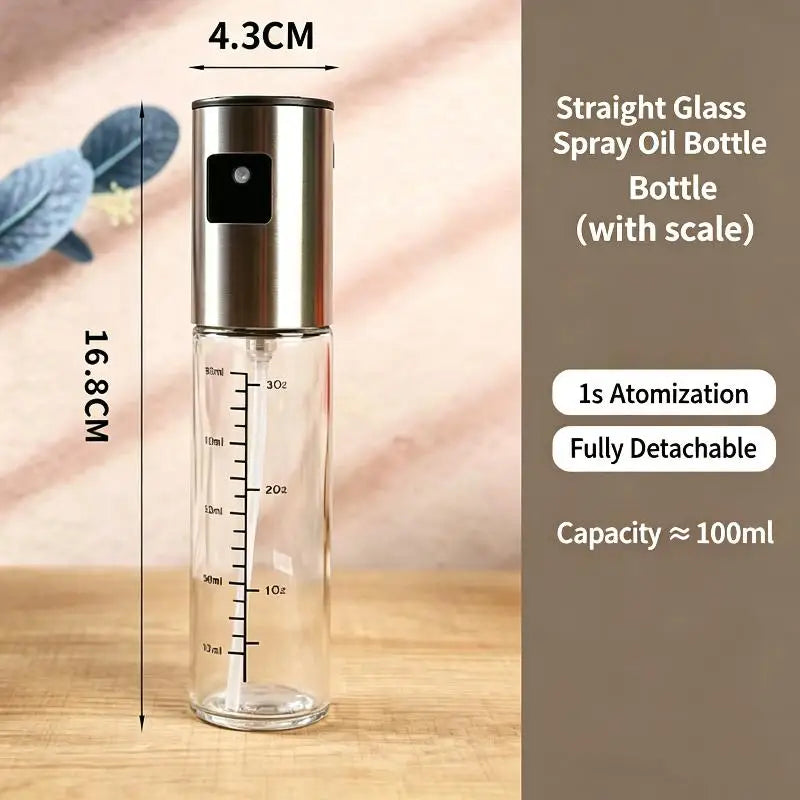 Olive Oil Sprayer | Glass Body | Stainless Steel Nozzle | One Size